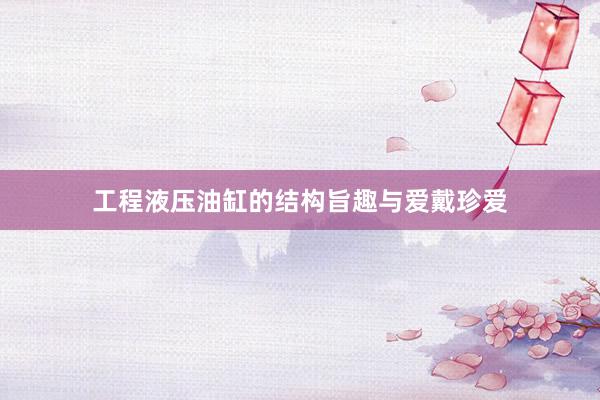 工程液压油缸的结构旨趣与爱戴珍爱